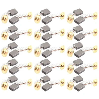 Image of Sourcingmap 30 Pcs Carbon Electric Motor Brushes 15mm x 11mm 5mm for Drill