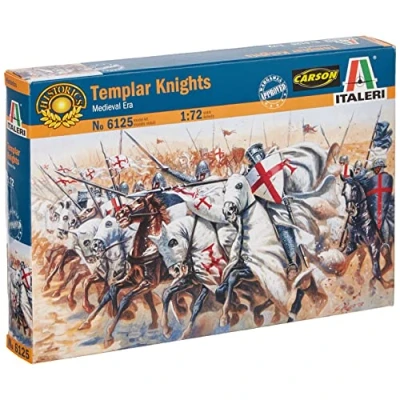Image of Italeri ITA6125 Tempelritter, Mittelalter Teutonic Knight Model kit, Brown