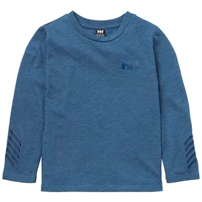 Image of Helly Hansen Unisex Kids K Loen Tech Ls Top Shirt, Azurite, 3 Years UK