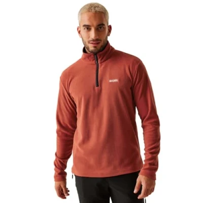 Image of Regatta Mens Thompson Half Zip Light Thermal Fleece Jacket