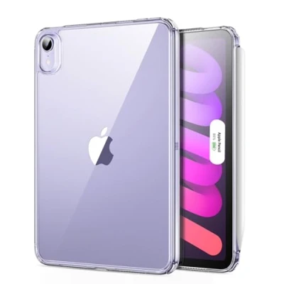 Image of ESR for iPad mini 7 Case A17 Pro 2024, 7th/6th Generation (2024/2021), Slim and Light, Shock Drop Protection, Yellowing Resistant, Supports Pencil Pro/USB C, Classic Series, Clear