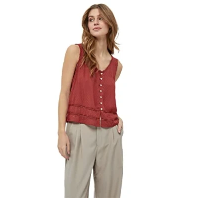 Image of Desires Women&#039;s Berlin Sleeveless Crop Top, Chili Oil, XXL