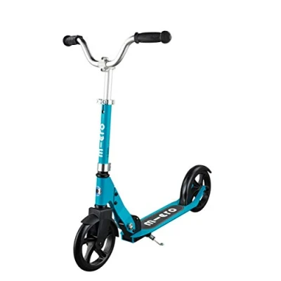 Image of Micro Scooters Cruiser Children&#039;s Scooter Handlebar Adjustable Lightweight Foldable 6 12yrs Boys &amp; Girls Aqua