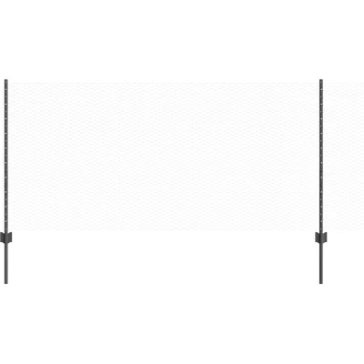 Image of vidaXL Fence Posts 22 pcs U Channel Grey 100 cm Steel