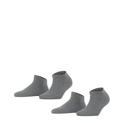 Image of Falke Happy 2PACK Everyday Casual Socks, Women&#039;s, Size: 5,5 8, Light greymel