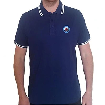 Image of Paradiso Clothing THE WHO Target Unisex Polo shirt, Size: XL, Navy