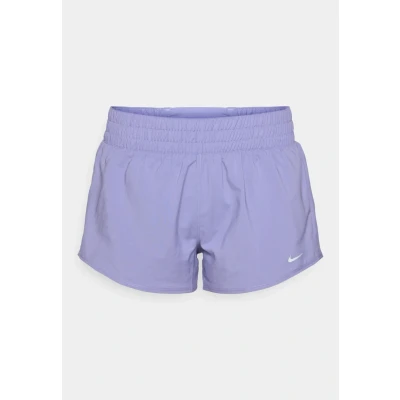 Image of Nike One Dri Fit Mid Rise 3 Inch Brief Lined Shorts XL Blue