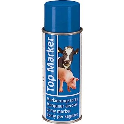 Image of Kerbl Livestock Sign Spray 500 ml Blue Top Marker