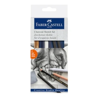 Image of Faber Castell Creative Studio Charcoal Sketch Set