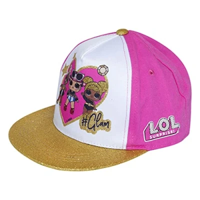 Image of LOL Surprise Glam Baseball Cap, Girls, One Size, Multicoloured, Official Merchandise