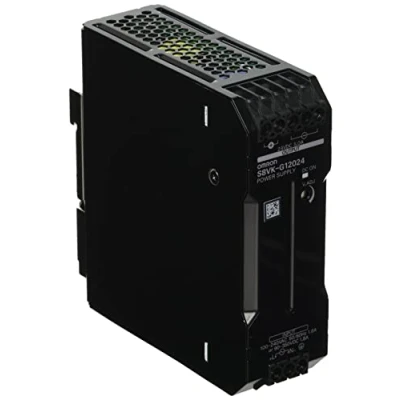 Image of Omron Book Type Power Supply, Pro, 120 W, 24VDC, 5A, DIN Rail Mounting