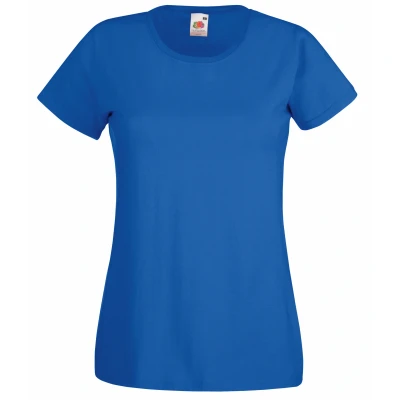 Image of Fruit Of The Loom 61372 women&#039;s T shirt in Blue