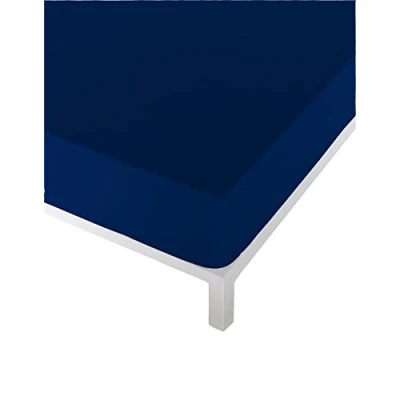 Image of Kashi Kisu Fitted Sheet 90 cm dark blue