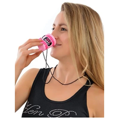 Image of Amscan 9900510 Hen Party Shot Glass, Pink, 3 Pack
