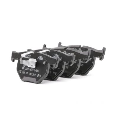 Image of 34216776937 Brake pad set ATE 13.0460 7232.2 prepared for wear indicator, excl. warning contact BMW: X5, X6