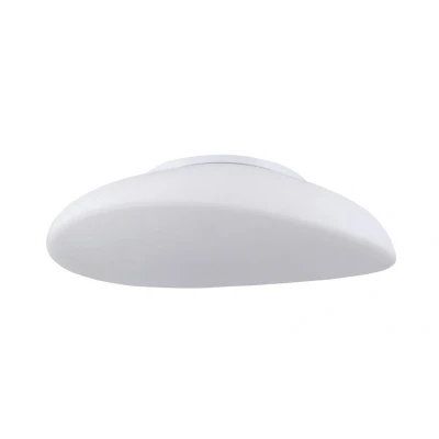 Image of Opal Flush Ceiling 4 Light E27, White, Frosted Glass