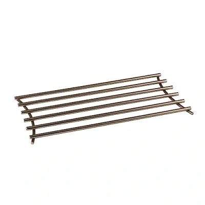 Image of Spectrum Diversified 50878 Euro Grande, Heat Resistant Steel Dining Protector Modern Metal Trivet for Kitchen Table, Holds Hot Pots &amp; Cast Iron Cookware, Silver
