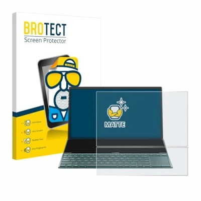 Image of brotect Screen Protector Anti Glare compatible with ASUS ZenBook Duo 14 UX482 Matte, Fingerprint Protection Film