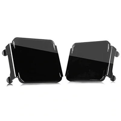 Image of Black LED Cube Light Covers, Nirider 2PCS 3 Inch Bar Covers for Square Pods, Work Lights, Off Road Driving Fog Lights