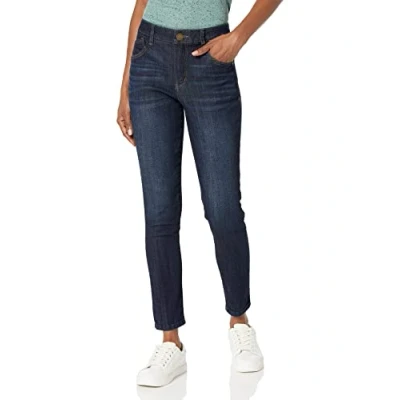 Image of Democracy Women&#039;s Petite Ab Solution High Rise Jegging, Indigo, 12