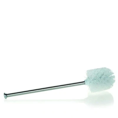 Image of Kela &quot;Pulcro WC Brush, Stainless Steel, White, 8.5 x 35.5 cm