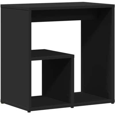 Image of vidaXL Side Table Black 50x30x50 cm Engineered Wood