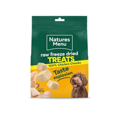 Image of Natures Menu Raw Freeze Dried Treats Chicken 7 x 40g