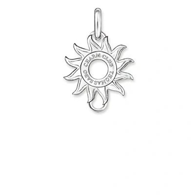 Image of Thomas Sabo Women Charm Carrier Sun Club 925 Sterling Silver X0176 001 12
