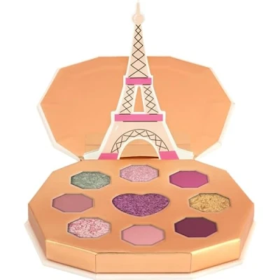 Image of Essence Emily in Paris by Eyeshadow Palette, No. 01, Multicoloured, 9 Colours, Vegan, No Microplastic Particles, Nanoparticles Free, Perfume, Pack of 1 (5.6 g)
