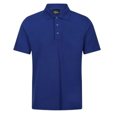 Image of Regatta Professional Men&#039;s 65/35 SS Polo Top New Royal, Size: L