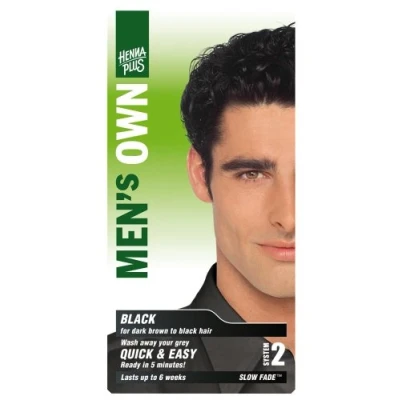 Image of Hennaplus Mens Own Black