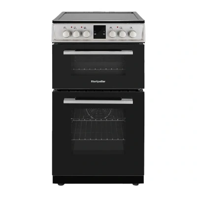 Image of MONTPELLIER MDOC50FS 50 cm Electric Ceramic Cooker Silver, Black,Silver/Grey