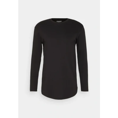 Image of Jack &amp; Jones Jjenoa TEE O NECK Long sleeved top, Men&#039;s, Size: Large, Black