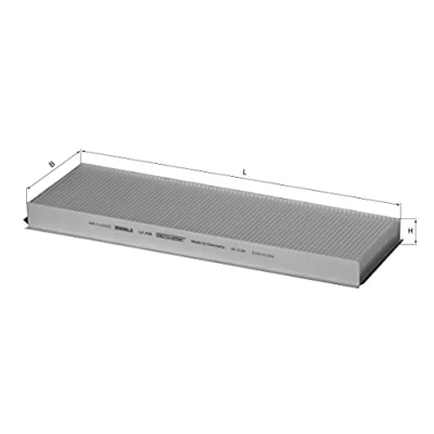 Image of 5010502404 Pollen Filter MAHLE ORIGINAL LA 438 Particulate 390,0mm 120mm 30,0mm