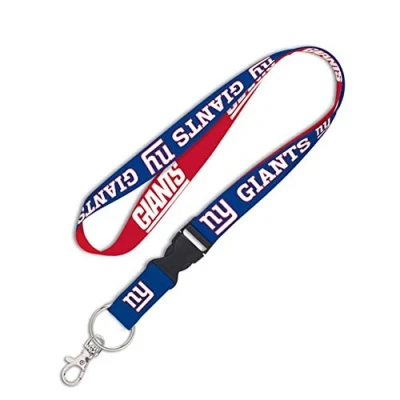 Image of WinCraft NFL New York Giants Lanyard with Detachable Buckle, 3/4&quot;