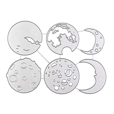 Image of GUMEI Measure Ruler Sun Moon Metal Cutting Dies Stencil Scrapbooking DIY Album Stamp Paper Embossing