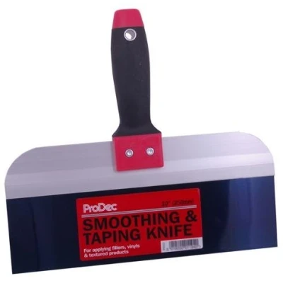 Image of ProDec 10&quot; Carbon Steel Taping Knife for and Filling Plasterboard/Drywall