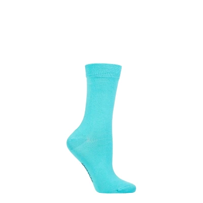 Image of 1 Pair Pure Shores Colour Burst Bamboo Socks with Smooth Toe Seams Ladies 4 8 SOCKSHOP