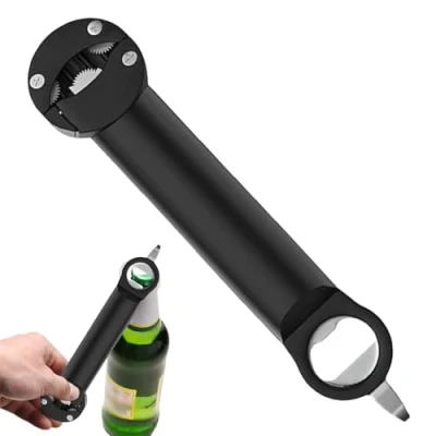 Image of Syayw Multifunctional Retractable Jar Opener, Bottle Opener Magnetic Beer Lid