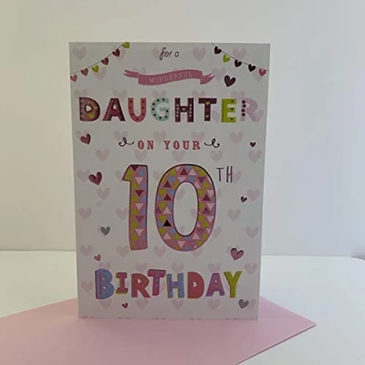 Image of For A Special Daughter on Your 10th birthday card 7794 CG