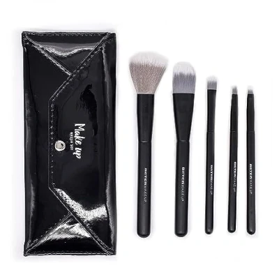 Image of Beter Synthetic Hair Brushes and Kit, Gift Set with 5 Brushes, Ideal as a Makeup Beauty Care