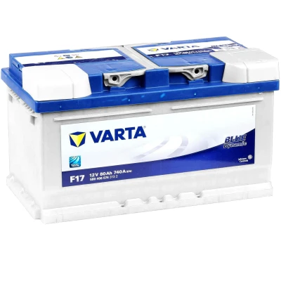 Image of 1426522, 1682038, 1893668, 1917574, 1917577 Starter battery VARTA BLUE dynamic F17 5804060743132 12V 80Ah 740A B13 Lead acid BMW: 3 Saloon