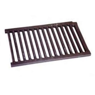 Image of Small Castle Dog Basket Fire Grate Flat Cast Iron