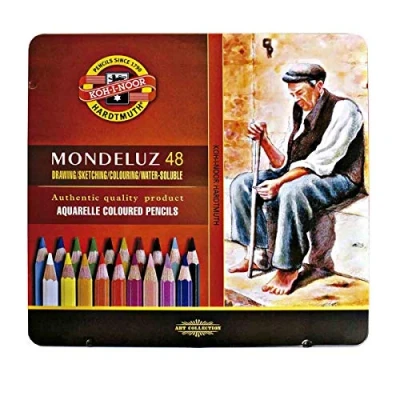 Image of KOH I NOOR 3727 Mondeluz Aquarell Coloured Pencils Assorted Colour (Set of 48)