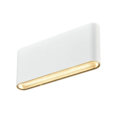 Image of SLV Oval outdoor wall light up/down CCT 17.5cm white