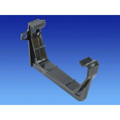 Image of Wavin OSMA Squareline Support Bracket Pack of 2 100mm Black 4T819b