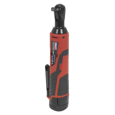 Image of Sealey Cordless Ratchet Wrench 3/8&quot;Sq Drive 12V SV12 Series Body Only