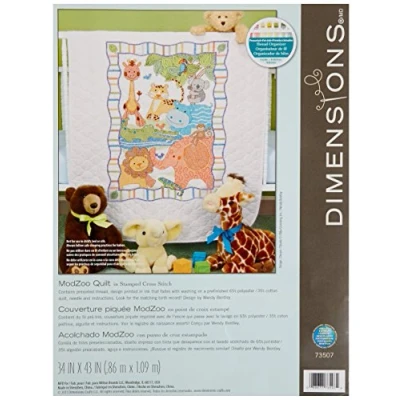 Image of Dimensions Quilt MOD Zoo, Cotton, Multi Colour