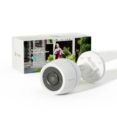 Image of EZVIZ Outdoor Camera 30M Night Vision, CCTV System Wi Fi Home Security Surveillance, 1080P FHD, Smart Motion Detection, IP67 Waterproof, 256GB SD Card/Cloud Storage, Alexa/Google ControlC3TN