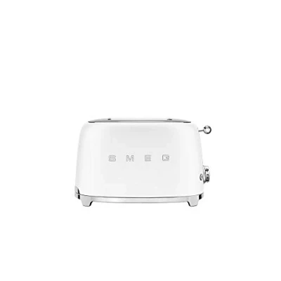 Image of Smeg TSF01WHMUK 50s Style Two Slice Toaster Matt White